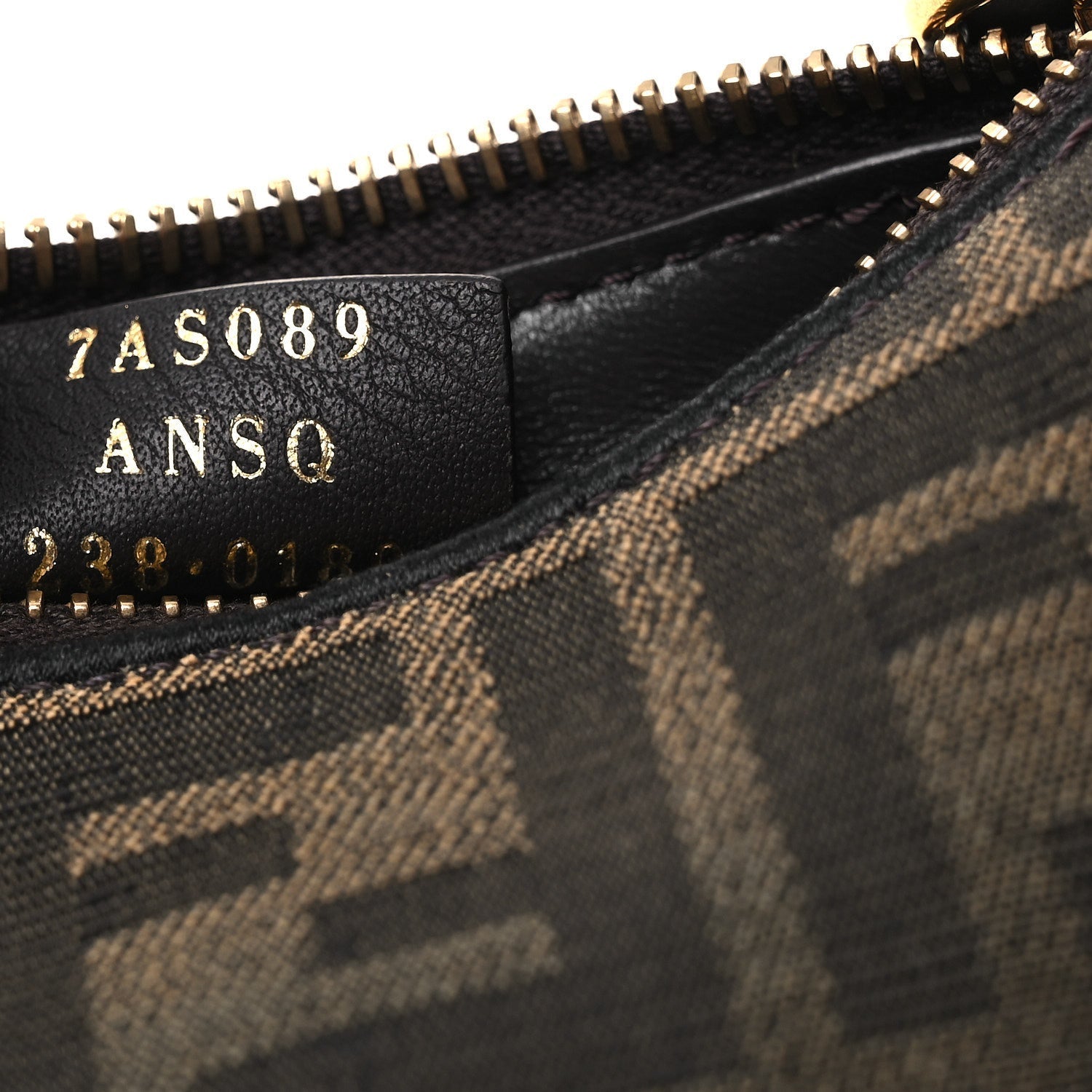 Fabric Jacquard FF 1974 Nano FNDIgraphy Hobo Charm Tobacco Moro