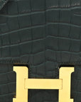 Matte Alligator Constance 18 Vert Cypress