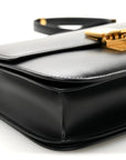 Box Calfskin Medium Classic Box Flap Bag Black