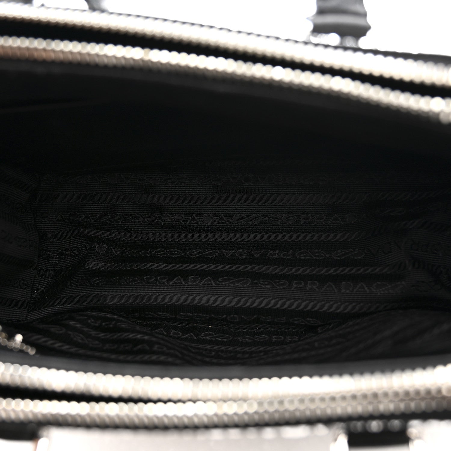 Satin Crystal Mini Galleria Double Zip Tote Metal