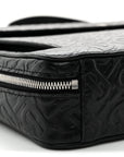 Calfskin Embossed TB Triple Stud Briefcase Black