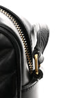 Calfskin Matelasse Monogram Lou Camera Bag Black