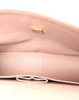 Caviar Quilted Jumbo Double Flap Light Beige