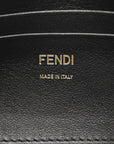 Shearling Vitello Dolce Macro FF 1974 Mini Baguette Tobacco Black