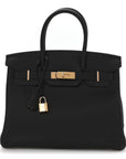 Togo Birkin 30 Black