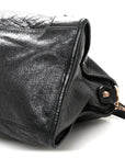 Agneau Giant 21 Rose Gold  Hardware Part Time Black