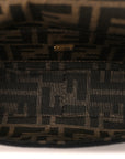 Fabric Jacquard FF 1974 Mini Baguette Tobacco Moro Black