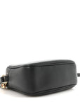 Pebbled Calfskin Small Soho Disco Bag Black