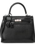 Lizard Niloticus Kelly Sellier 25 Black