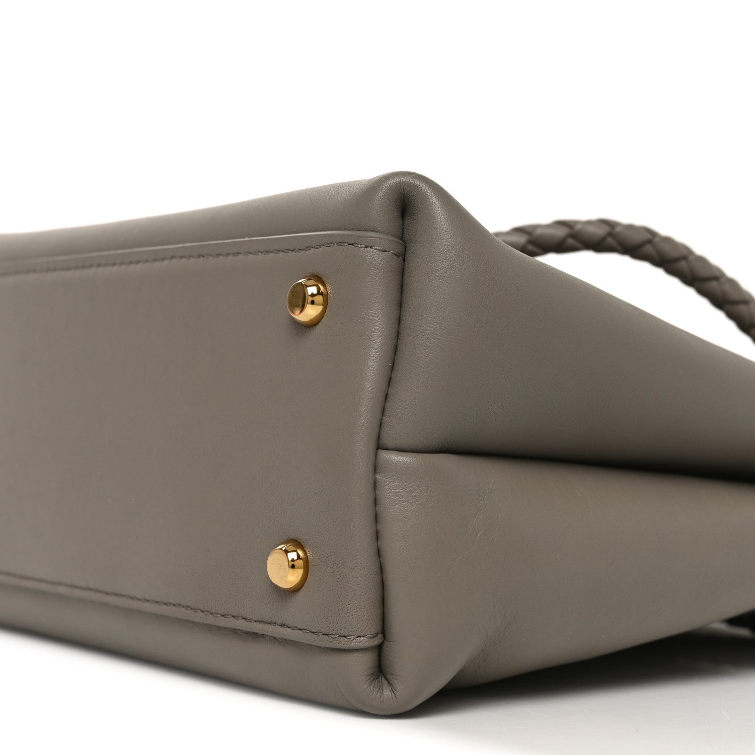 Silky Calfskin Small Ciao Ciao Limestone