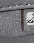 Lambskin Quilted Small Trendy CC Flap Dual Handle Bag Grey