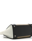 Bullhide Drummed Calfskin Micro Tri-Color Luggage Antarctic