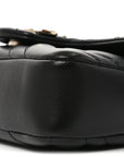 Lambskin Matelasse Mini GG Marmont Shoulder Bag Black