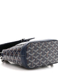 Goyardine Calfskin Mini Alpin Backpack Navy