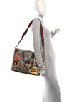 Soft GG Supreme Monogram Courrier Medium Crossbody Tote Beige New Acero