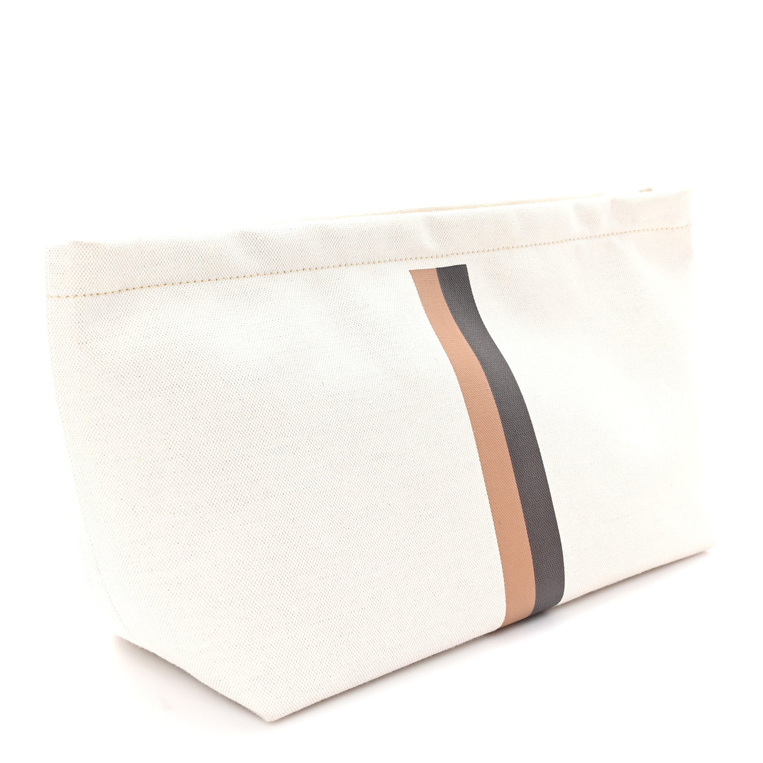 Canvas Necessaire Organizer Pouch Off White