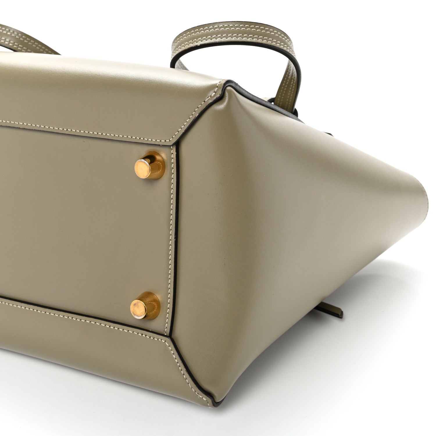 Smooth Calfskin Mini Belt Bag Light Khaki Cream