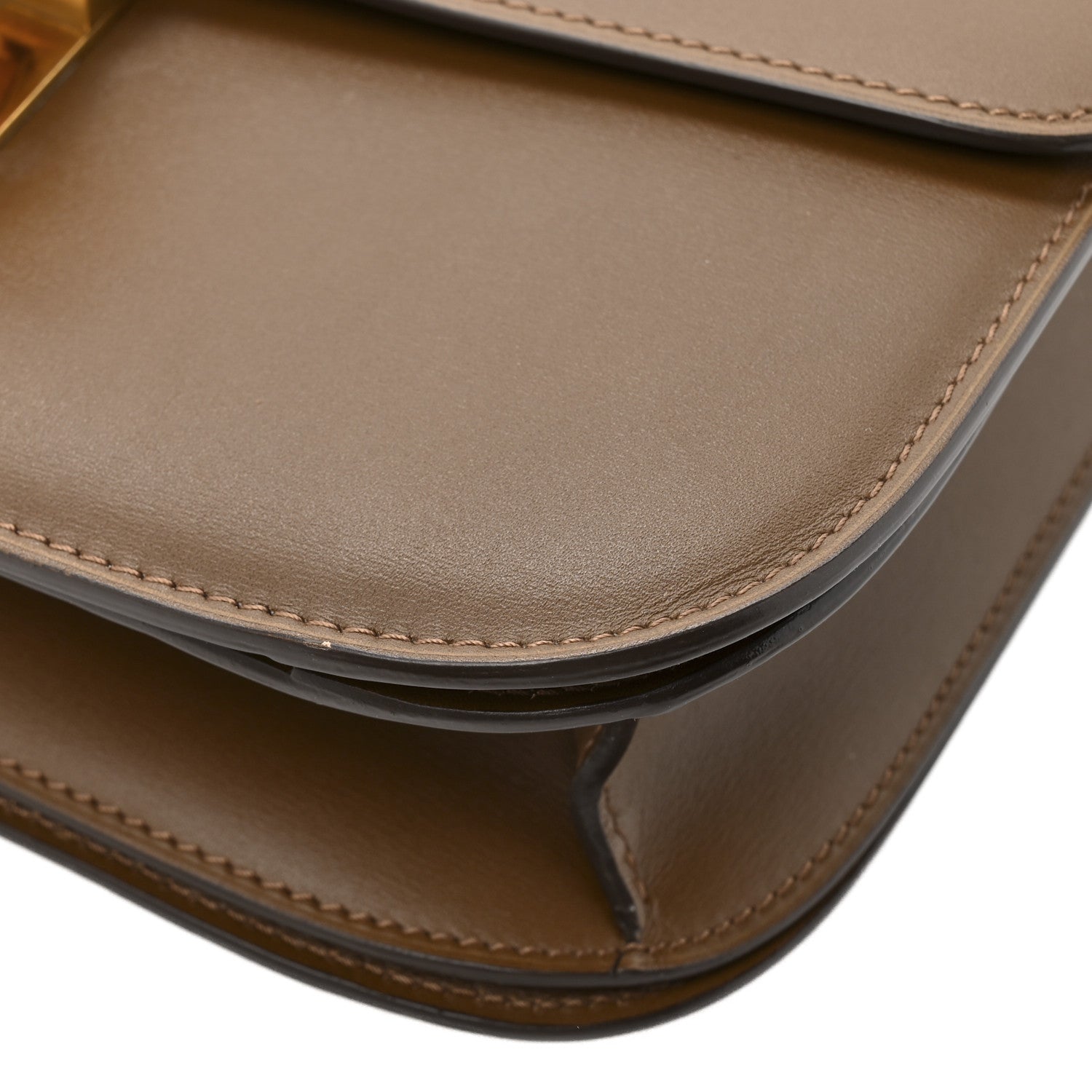 Box Calfskin Medium Classic Box Flap Bag  Camel