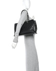Caviar Quilted XL Grand Shopping Tote GST Black