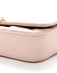 Lambskin Cannage D1OR Talk Phone Pouch Rose Poudre