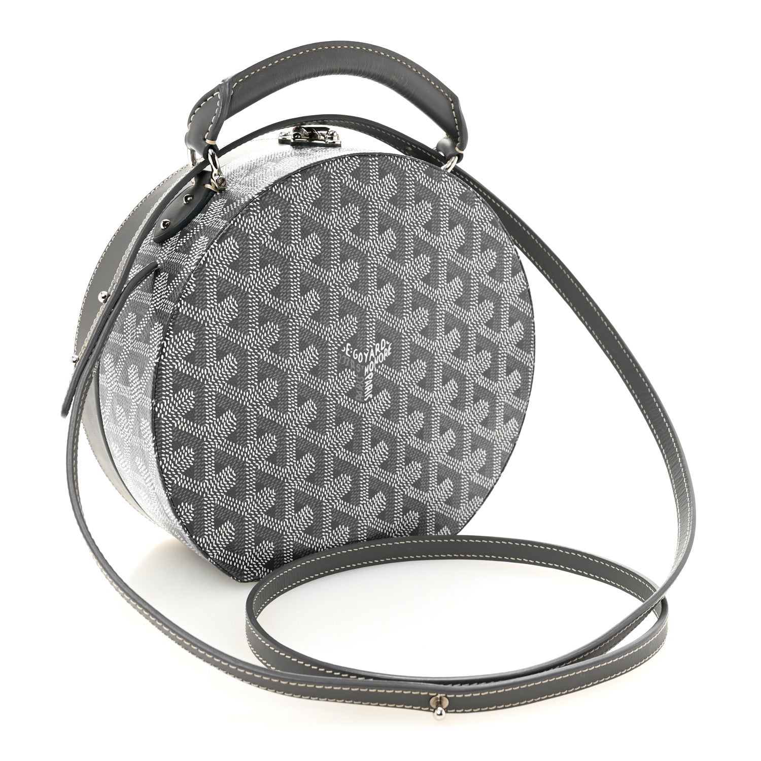 Goyardine Alto Hatbox Grey