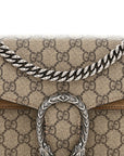 GG Supreme Monogram Small Dionysus Shoulder Bag Taupe