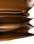 Box Calfskin Small Classic Box Flap Bag Camel