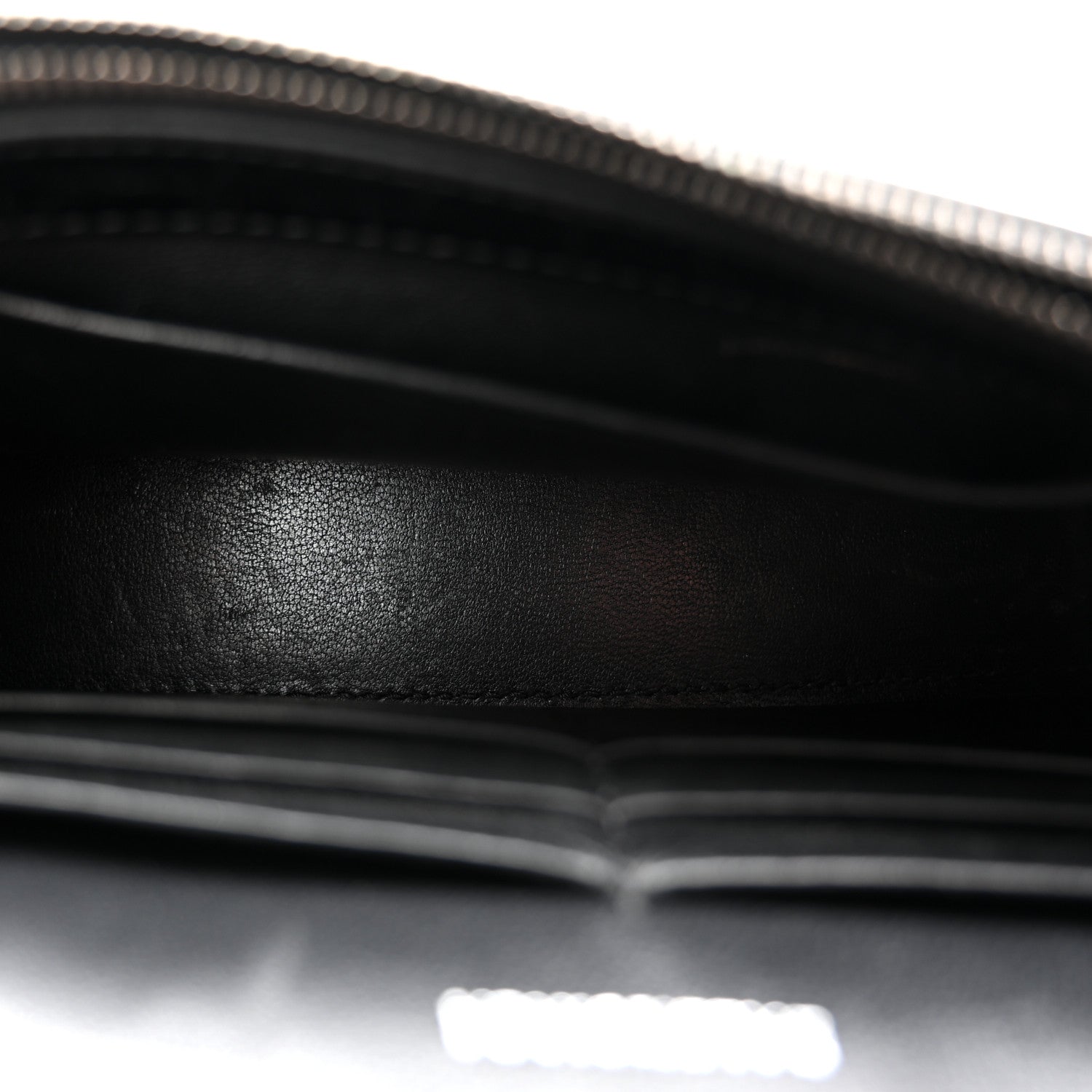 Shiny Calfskin Monochrome Crocodile Embossed Hourglass Chain Bag Black