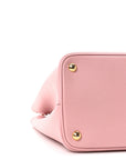 Saffiano Cuir Medium Double Bag Cammeo Rosa