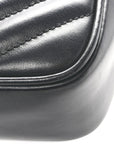 Calfskin Matelasse Monogram Monochrome Lou Camera Bag Black