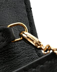 Nappa Matisse FF Embossed Nano Baguette Charm Black