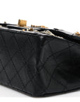 Aged Calfskin Lucky Charms 2.55 Reissue 224 Flap Black