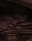 Calfskin Mini Arcadie Top Handle Bag Briarwood