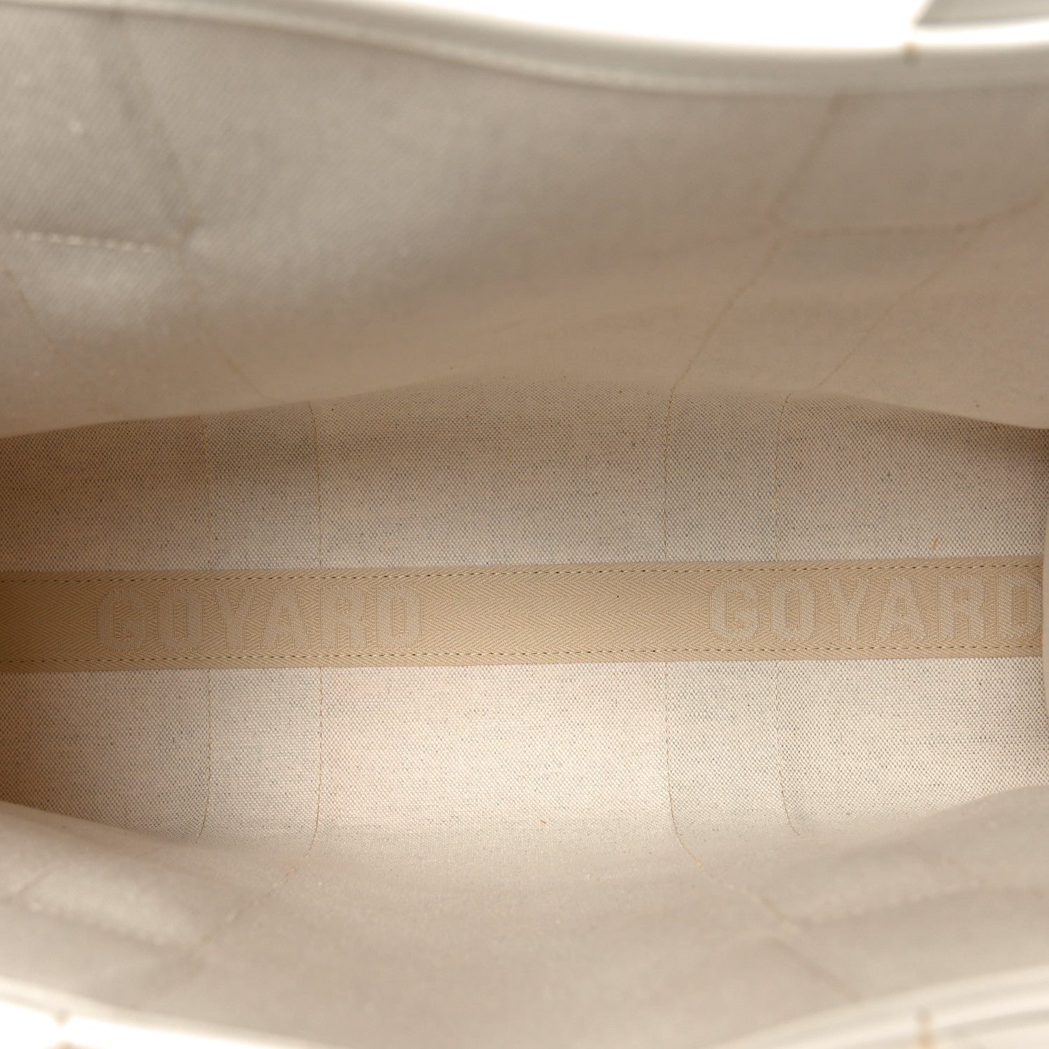 Goyardine Villette Tote White
