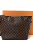 Damier Ebene Neo Neverfull MM Rose Ballerine