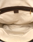 GG Supreme Monogram Medium Ophidia Day Backpack Brown