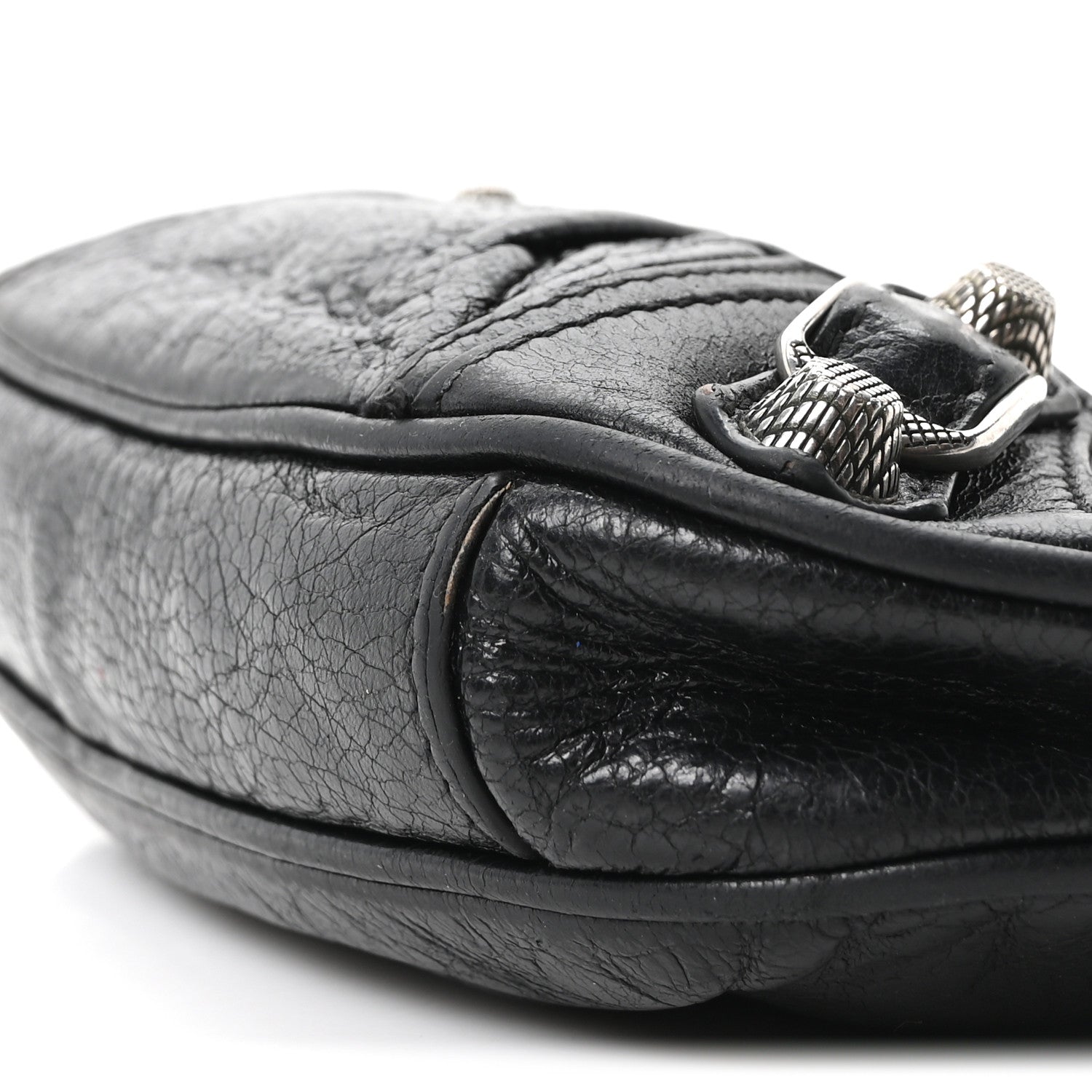 Agneau Arena Le Cagole Mini Purse With Chain Black