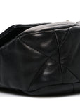 Lambskin Quilted Medium CHNL 19 Flap Black