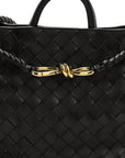 Nappa Intrecciato Small Andiamo Shoulder Bag Fondant
