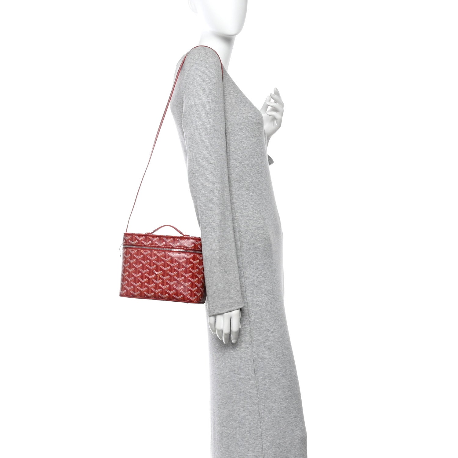 Goyardine Muse Vanity Case Red