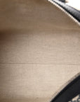 GG Supreme Monogram Web Medium Ophidia Top Handle Bag Beige Blue