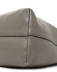 Vitello Daino Zippered Tote Argilla