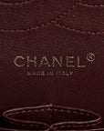 Lambskin Quilted Jumbo Double Flap Black