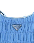 Tessuto Nylon Gaufre Shoulder Bag Pervinca