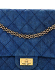 Denim Quilted 2.55 Reissue 226 Double Flap Blue