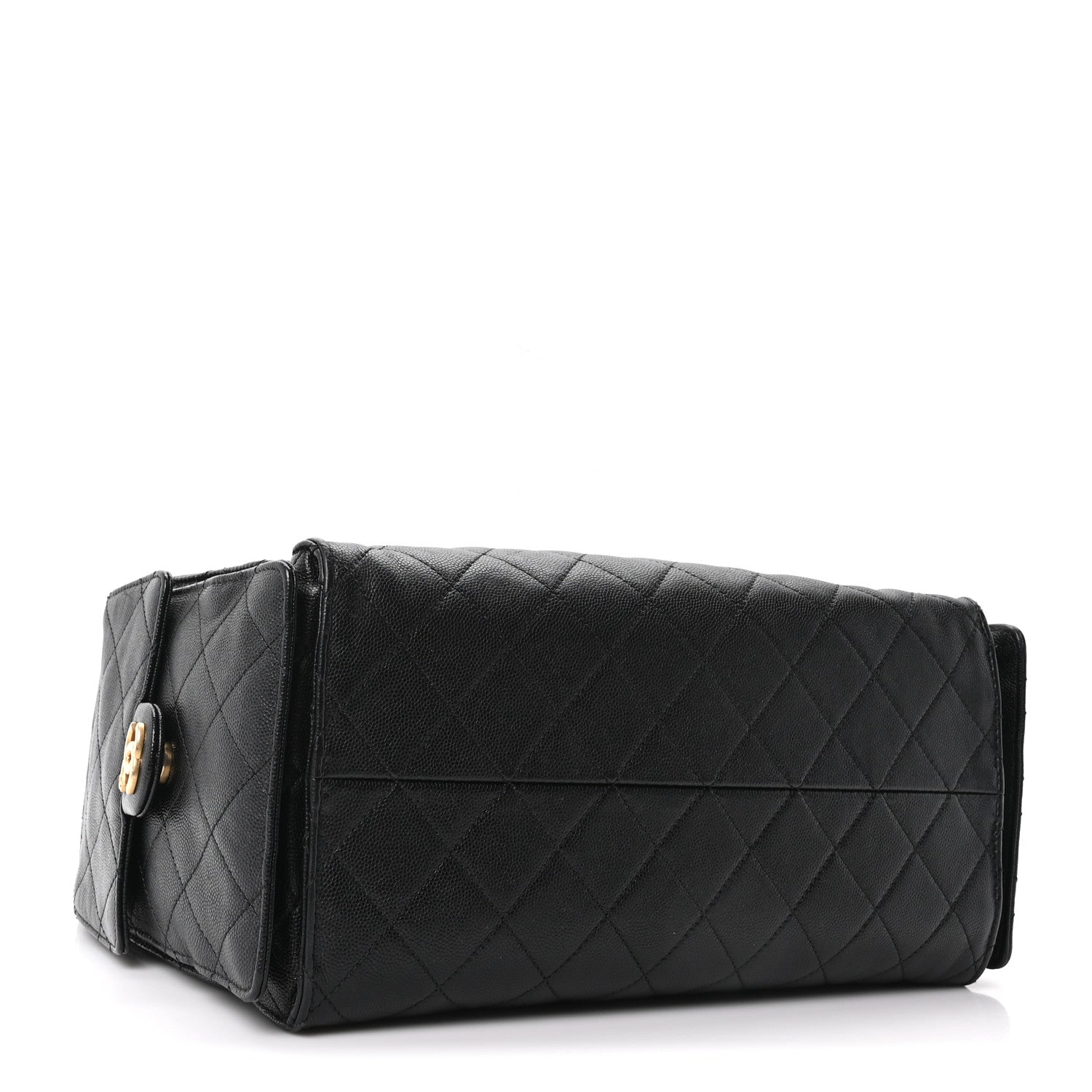 Caviar Quilted Medium CHNL 25 Handbag Black
