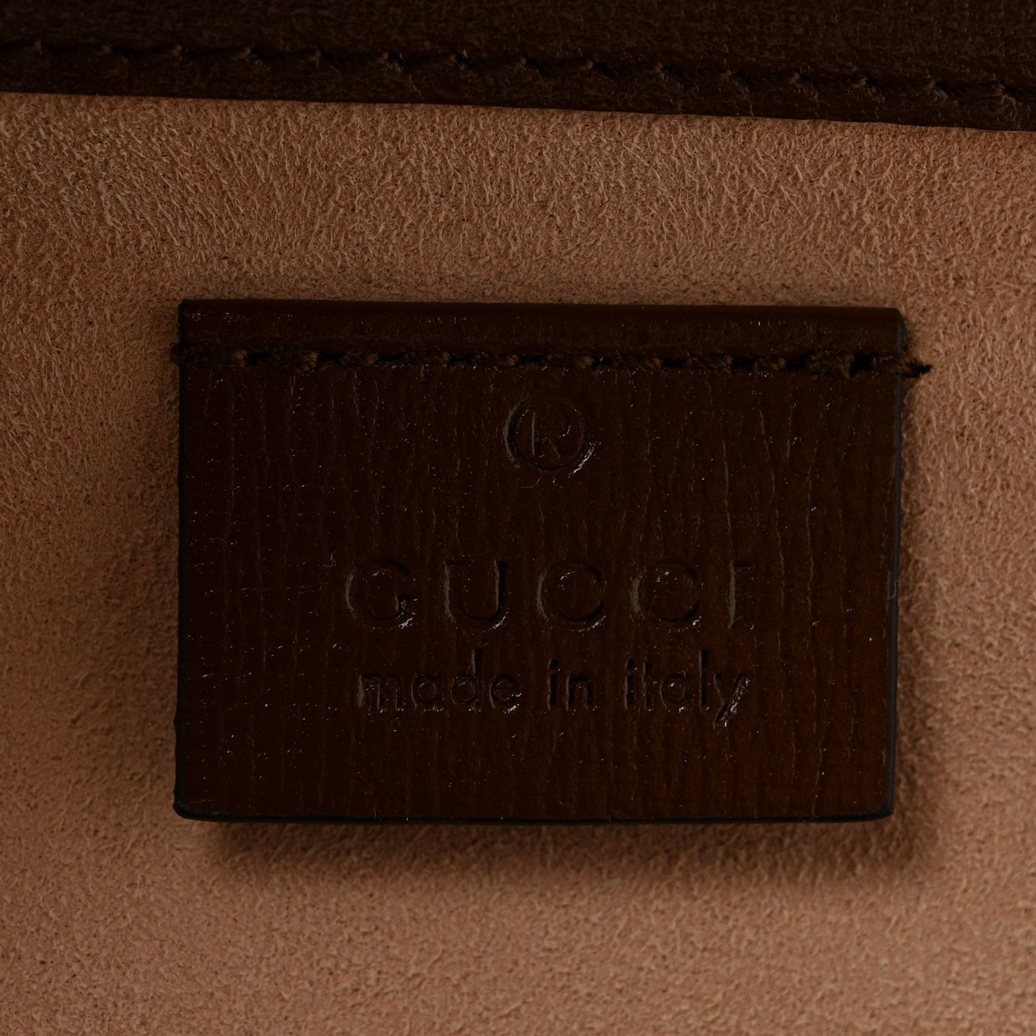 GG Supreme Monogram Mini Clasp Bag Beige Brown