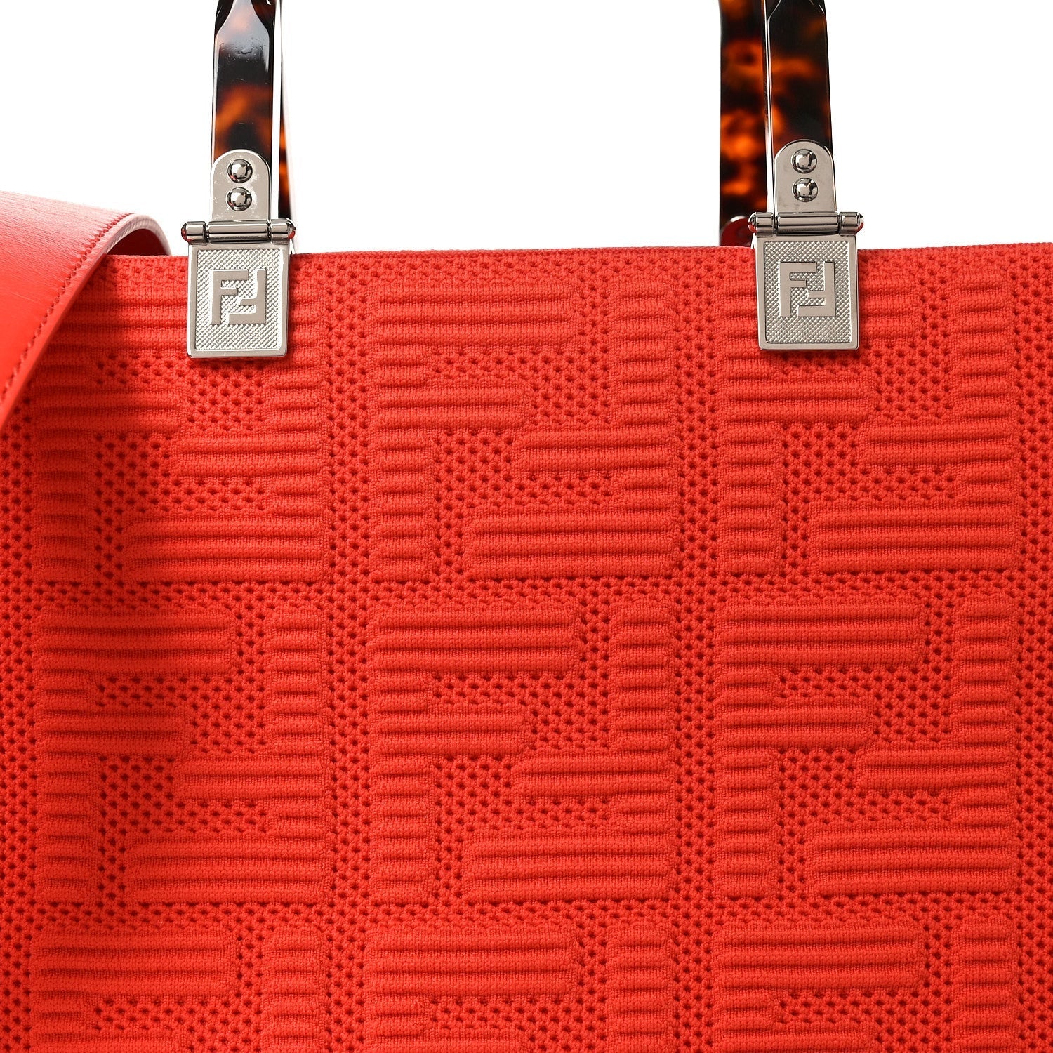 Technical Fabric Plexiglass FF Medium FNDI Sunshine Shopper Tote Tulipano