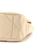 Lambskin Quilted Medium CHNL 19 Flap Light Beige
