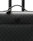 GG Supreme Monogram Calfskin Carry On Trolley Black